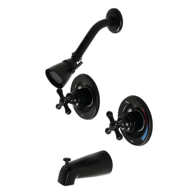 Kingston Brass Vintage Pressure Balanced Two-Handle Tub and Shower Faucet