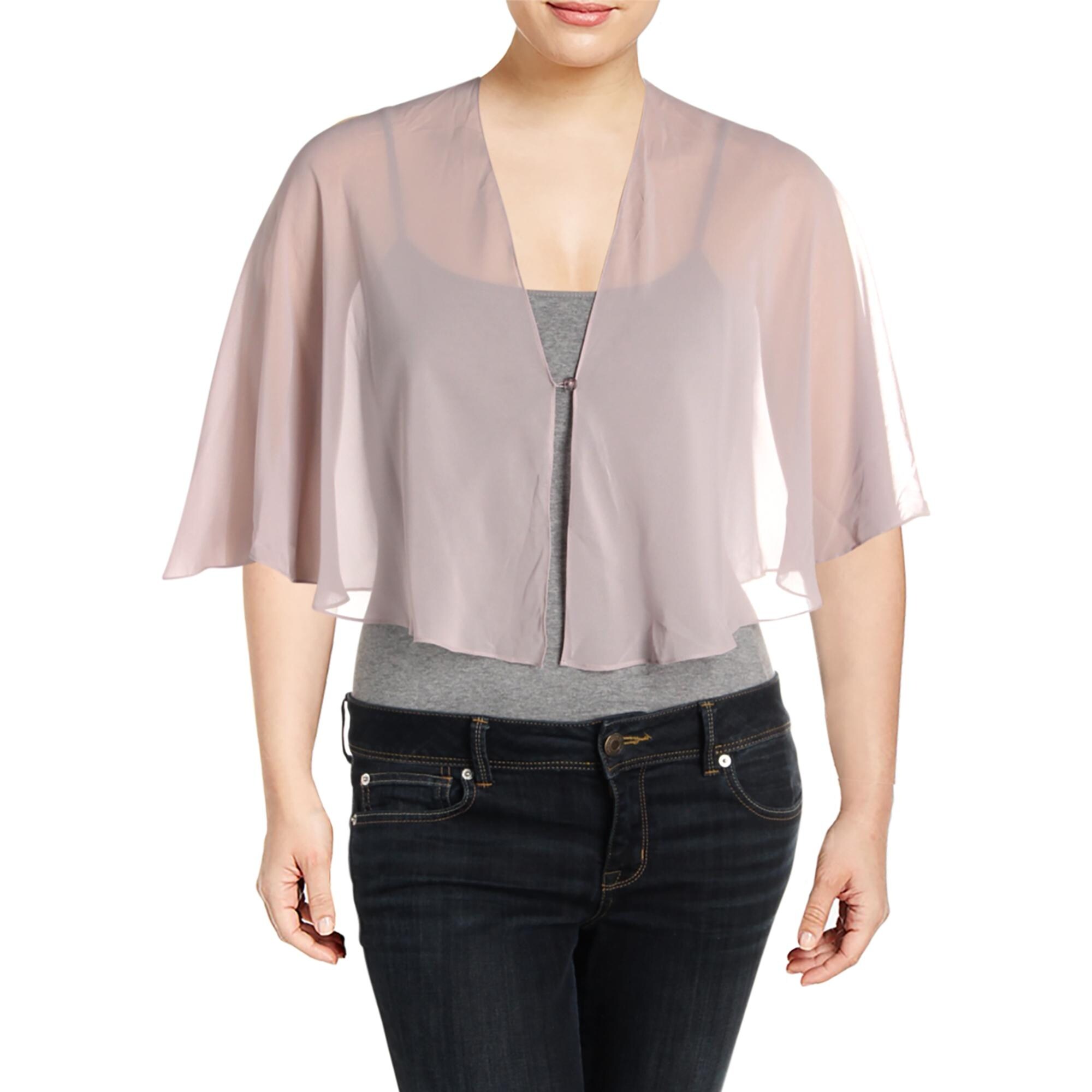 chiffon capelet shawl
