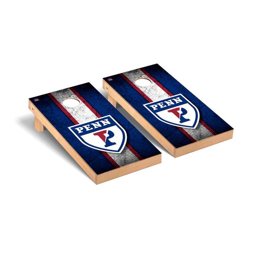 University of Pennsylvania Penn Quakers Cornhole Board Set - Vintage Wooden