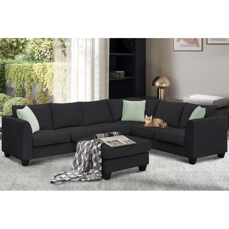 7 Seater Sofa Modular L Shape Sectional Sofa On Sale Bed Bath