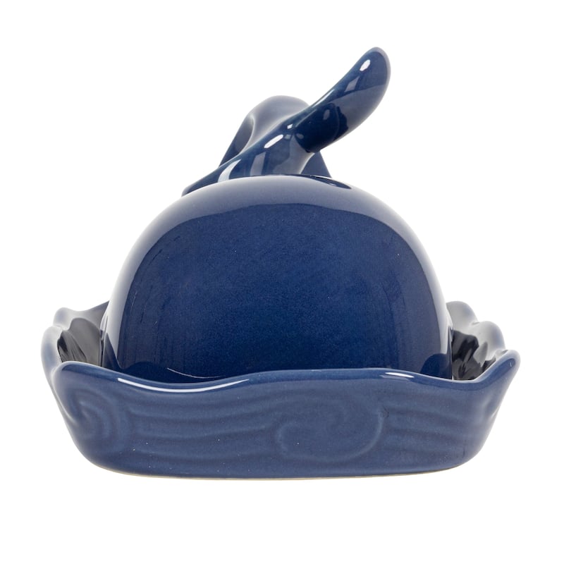 Whale Shaped Butter Dish with Lid