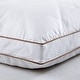 preview thumbnail 7 of 19, Medium-Firm 2-inch Gusset Feather and Down Pillows Set of 2