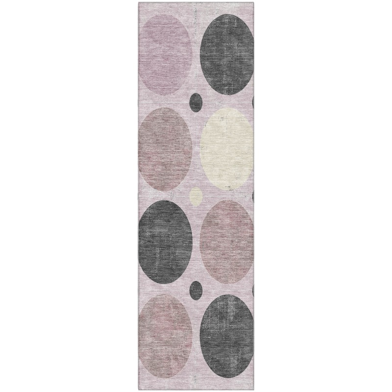 Premium Washable Super Soft Casual Circles Mayfield Rug