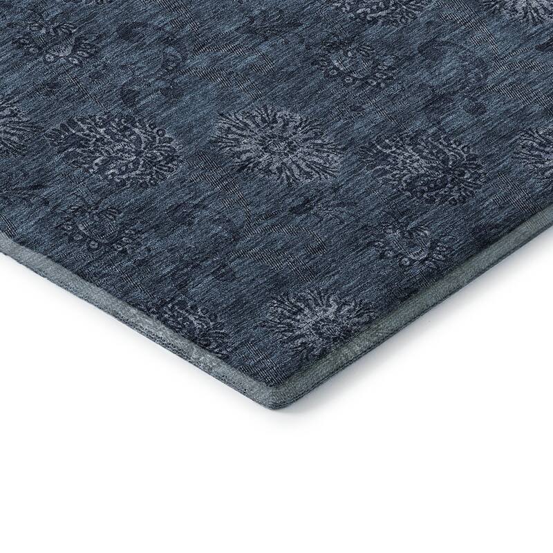 Premium Washable Super Soft Floral Imprint Mayfield Rug