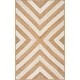 preview thumbnail 5 of 4, nuLOOM Geometric Natural Patterned Chevron Jute Area Rug