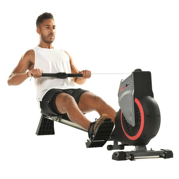slide 1 of 5, FITNESS REALITY Dual Transmission Fan Rower with MyCloudFitness App