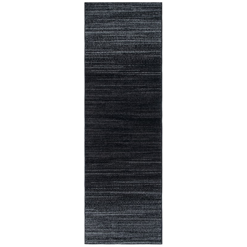 SAFAVIEH Adirondack Heidine Modern Rug - 2'6" x 8' Runner - Black/Ivory