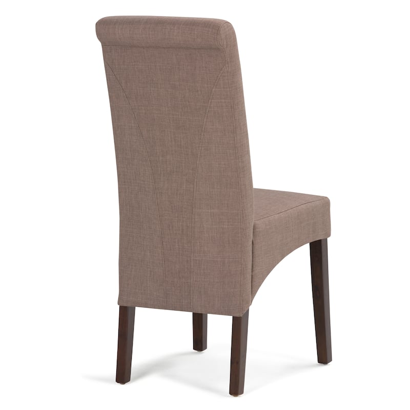 WYNDENHALL Franklin Transitional Deluxe Parson Dining Chair (Set of 2) - 17.7"w x 19.7"d x 40.2"h