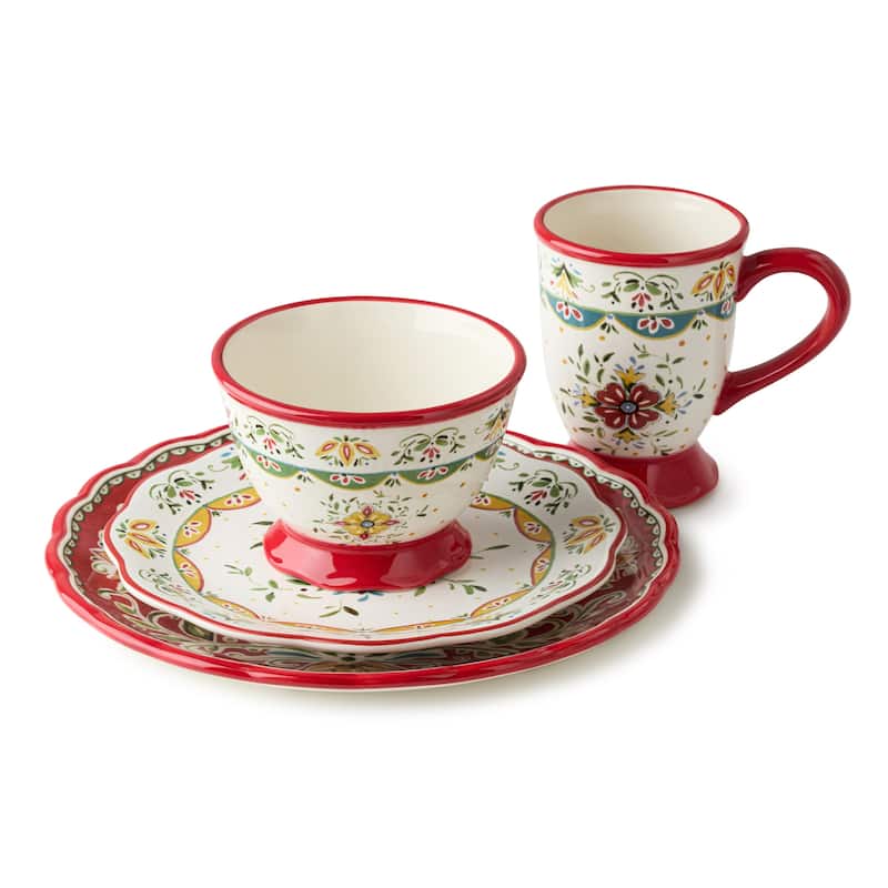 Certified International Provence 16 Piece Dinnerware Set, Service for 4