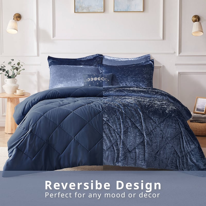Intelligent Design Isabel Velvet Comforter Set