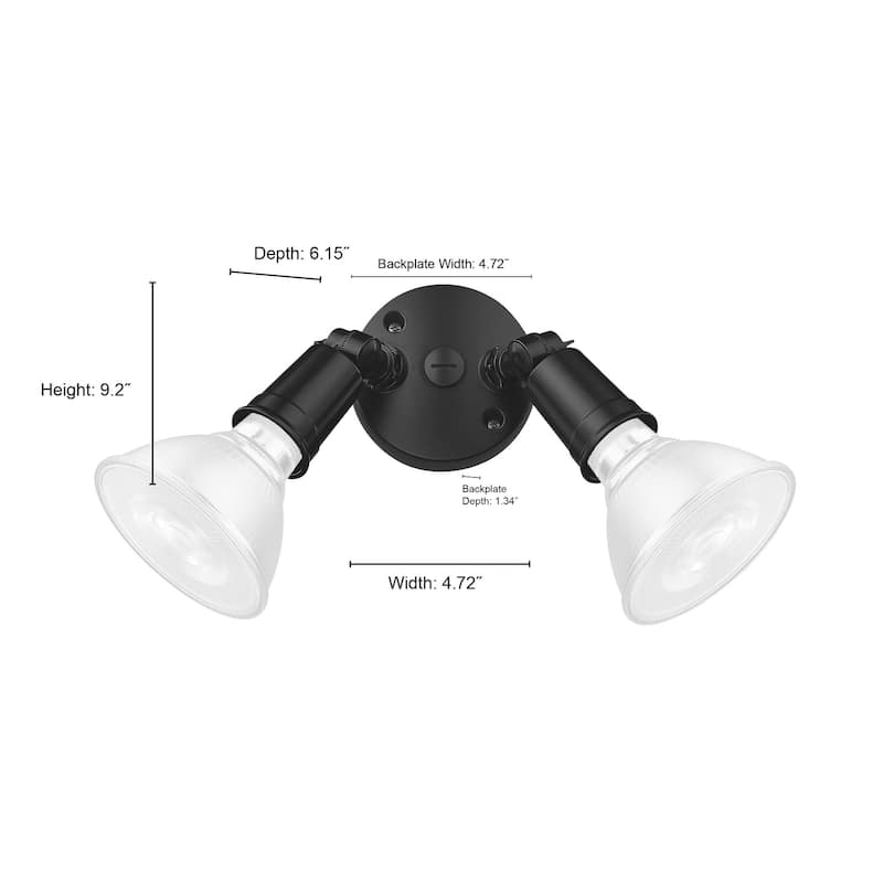 Millennium Lighting 2 Light Flood Light Fixture