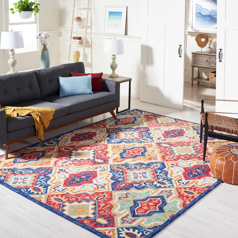 SAFAVIEH Handmade Aspen Þorey Boho Tribal Wool Rug