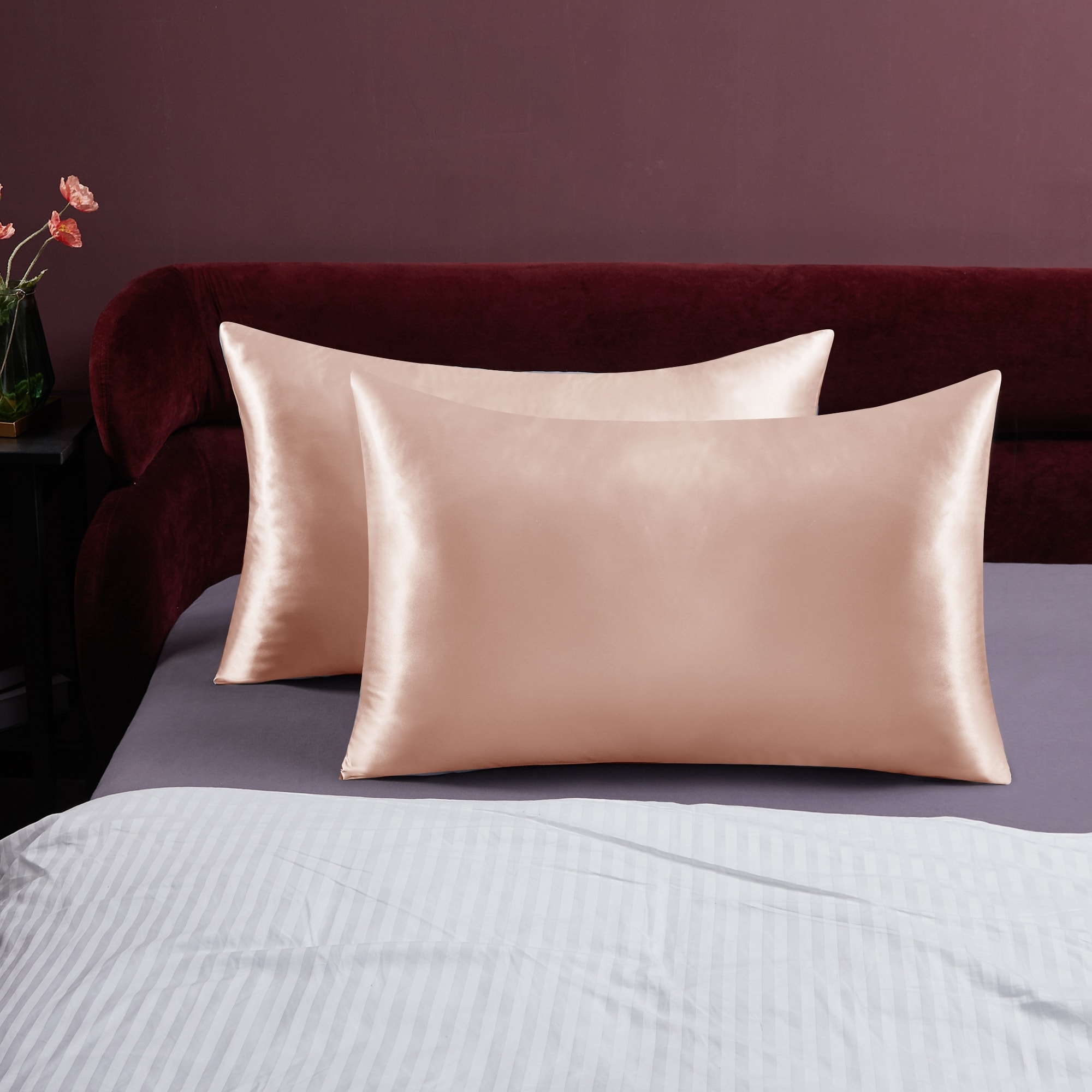 Bed bath deals beyond satin pillowcase