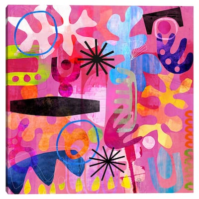 Accra Pink by Nikki Chu Canvas Art Print