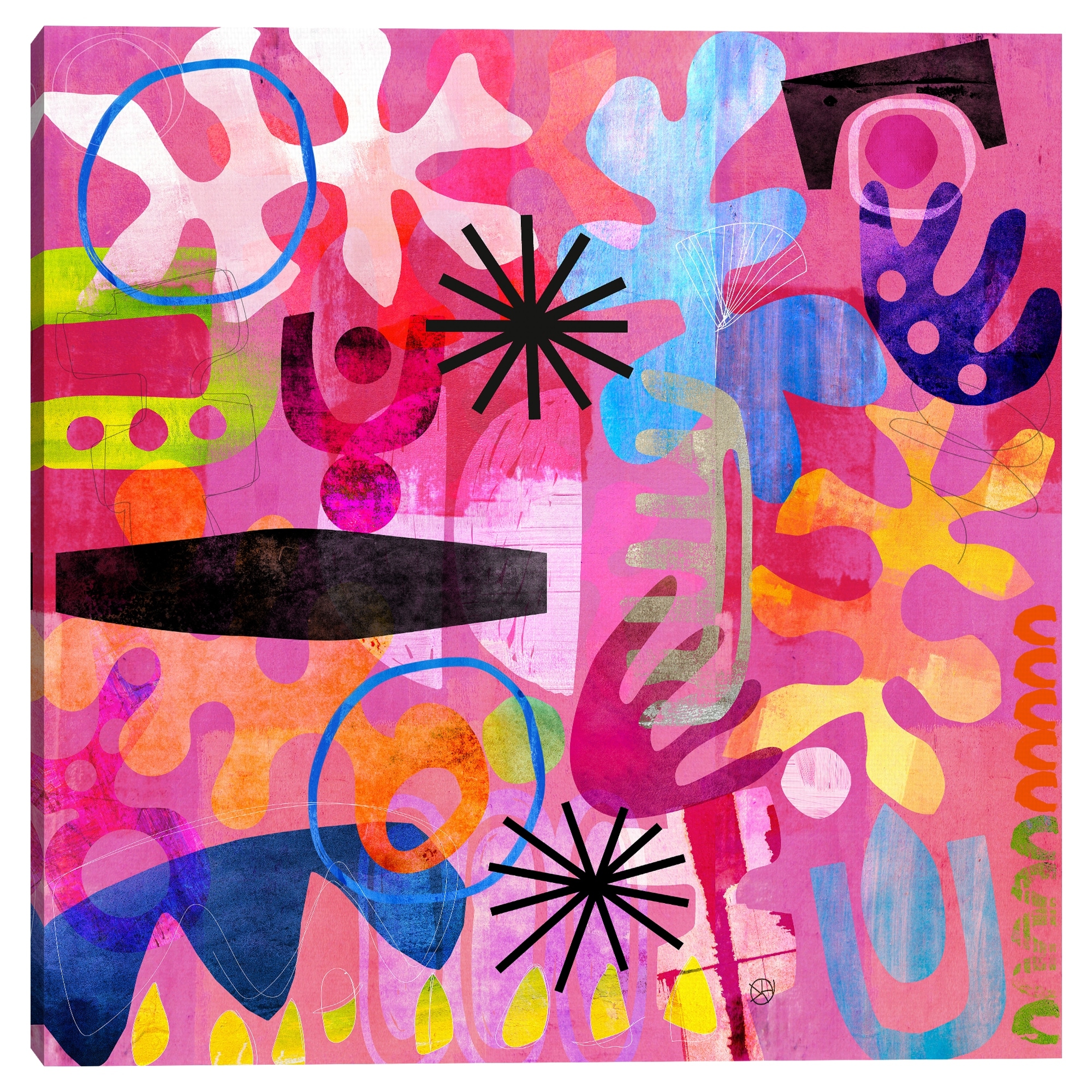 Accra Pink by Nikki Chu Canvas Art Print