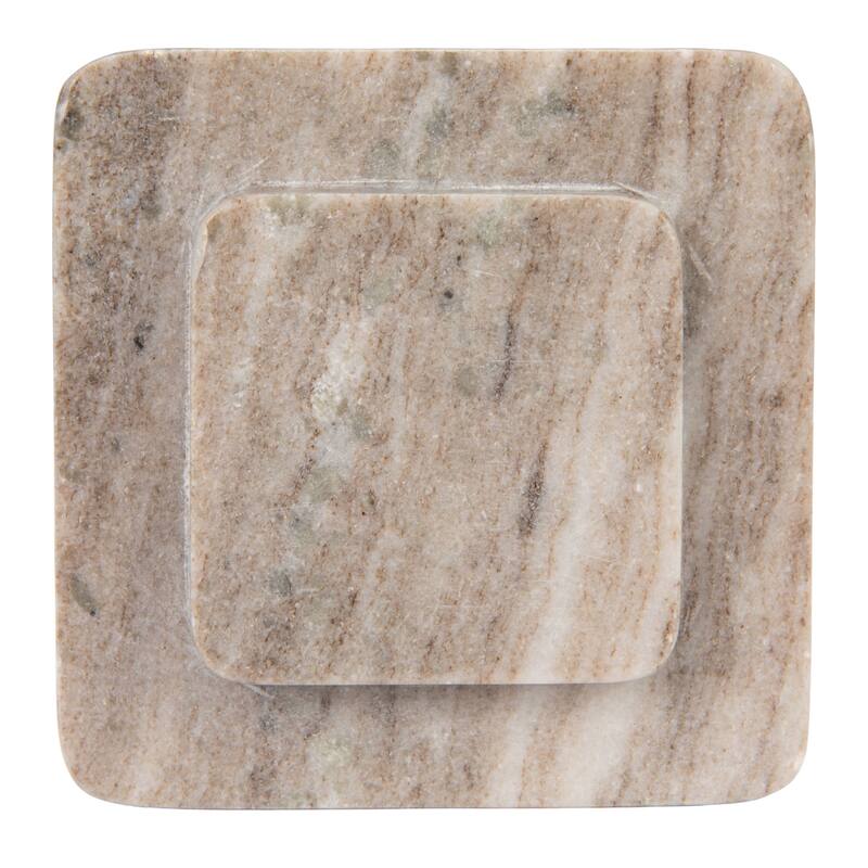 Marble Bookends, Beige, Set of 2