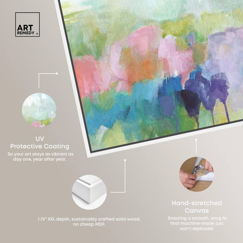 Harmonic Greens Canvas Set of 2 by Art Remedy