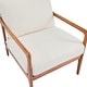 preview thumbnail 31 of 30, Christopher Knight Home - Jennie Tall-Back Wood Armchair with Ergonomic Comfort for Any Room