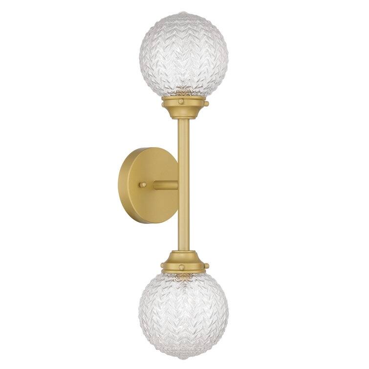 Mid-century Modern Gold 1-light Sconce LED Dimmable Wall Lights with UL
