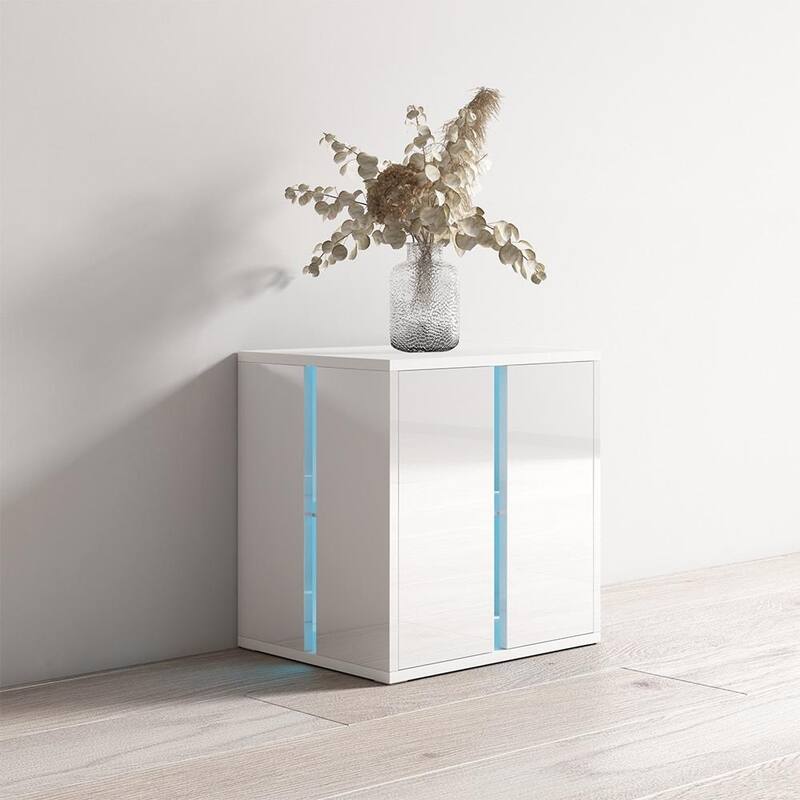 Cube Modern Storage Nightstand