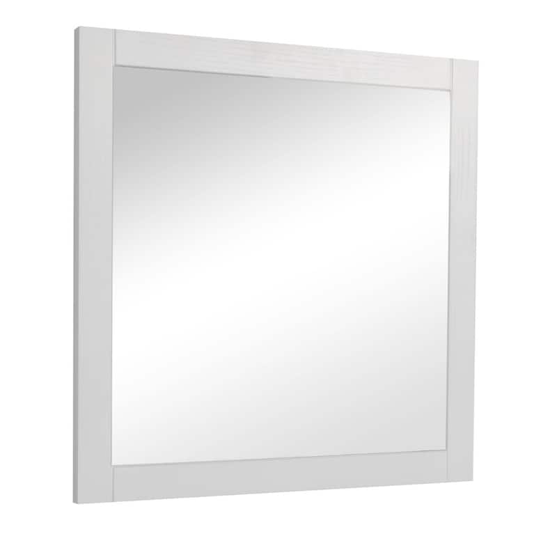 Mirror For Bath Vanity Woodmix Collection - 26" - White/Grey - 26