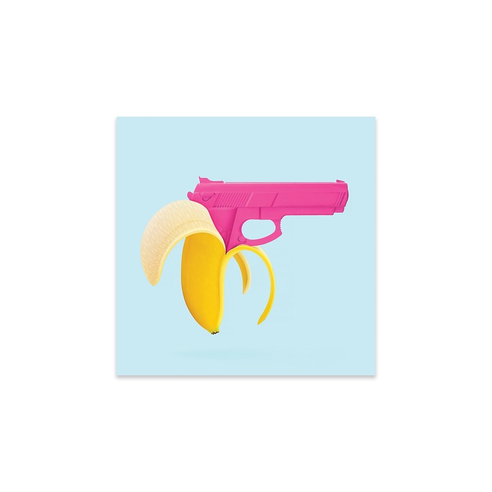 Banana Gun Print On Acrylic Glass by Paul Fuentes - Bed Bath & Beyond -  37540990