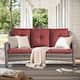 Option Grey Wicker / Red Cusion