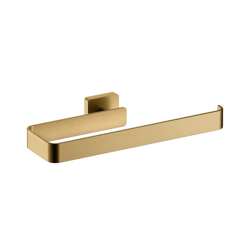 Blaze 10 inch Bathroom Towel Bar - Brushed Brass