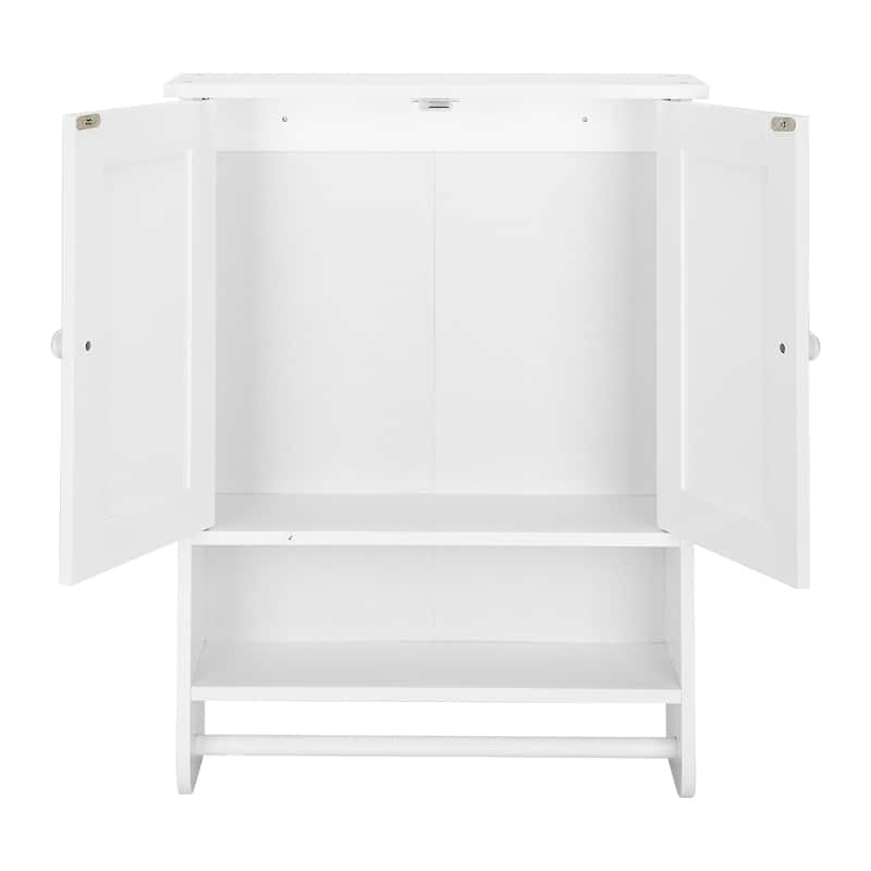 Wall Hanging Cabinet with Two Doors Wall Washer Storage Cabinet
