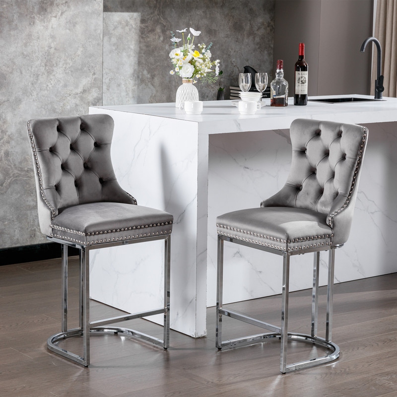 Modern silver bar stools 2025