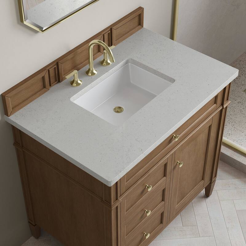 James Martin Vanities 655-V36-3LDL Brittany 36" Free Standing Single