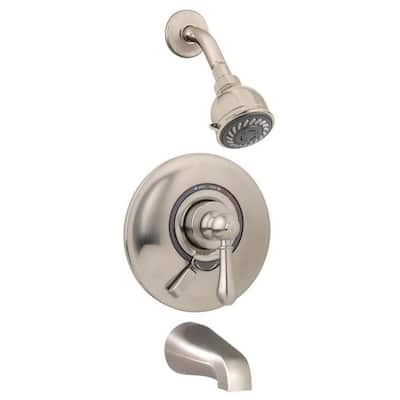 Symmons Allura Tub and Shower Trim Package with 1.75 GPM Multi