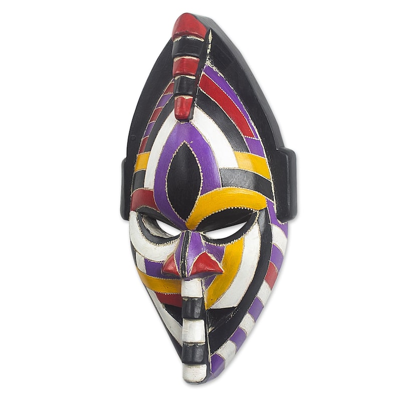 Novica Handmade Dimena African Wood Mask