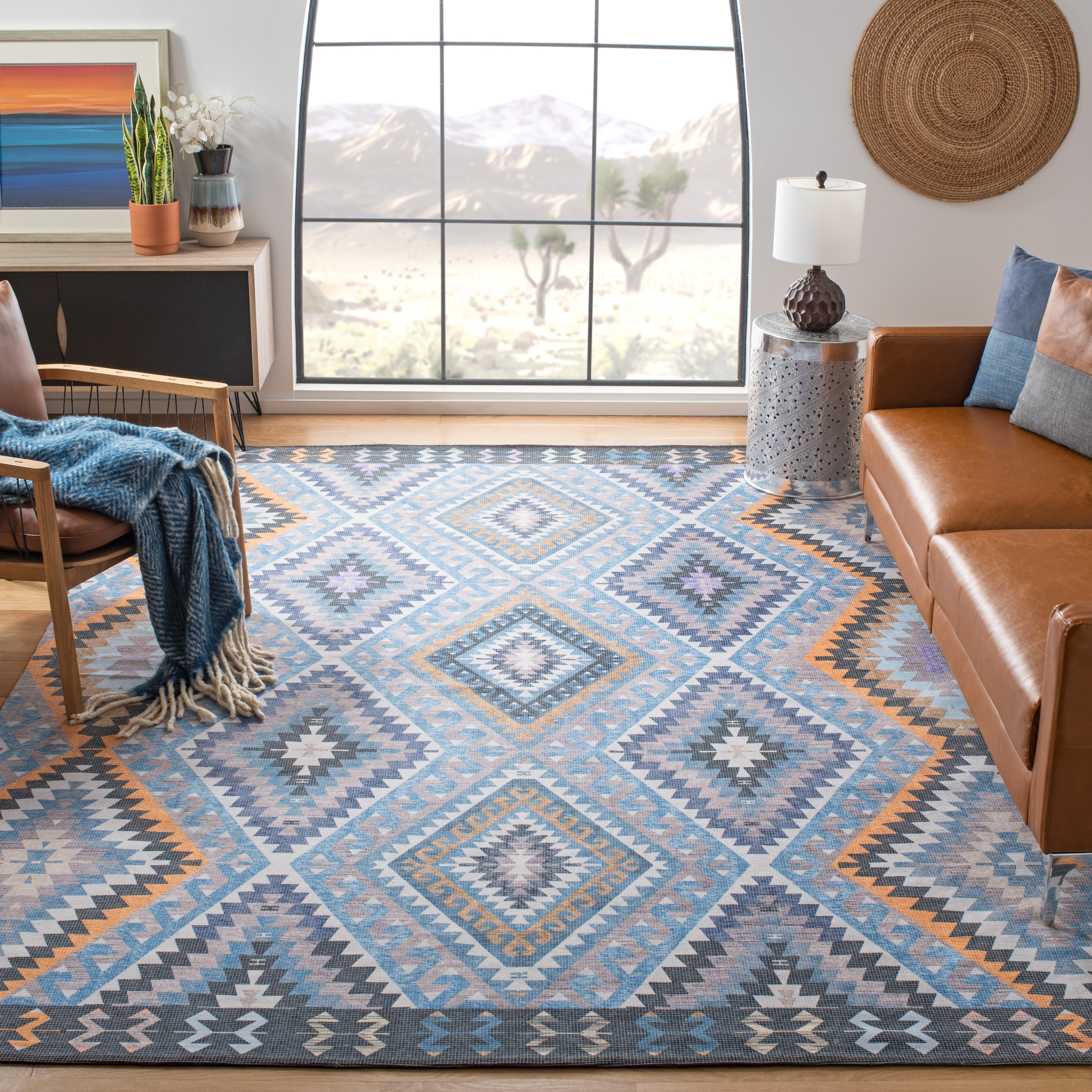 SAFAVIEH Handmade Marbella Avdije Moroccan Boho Cotton Rug