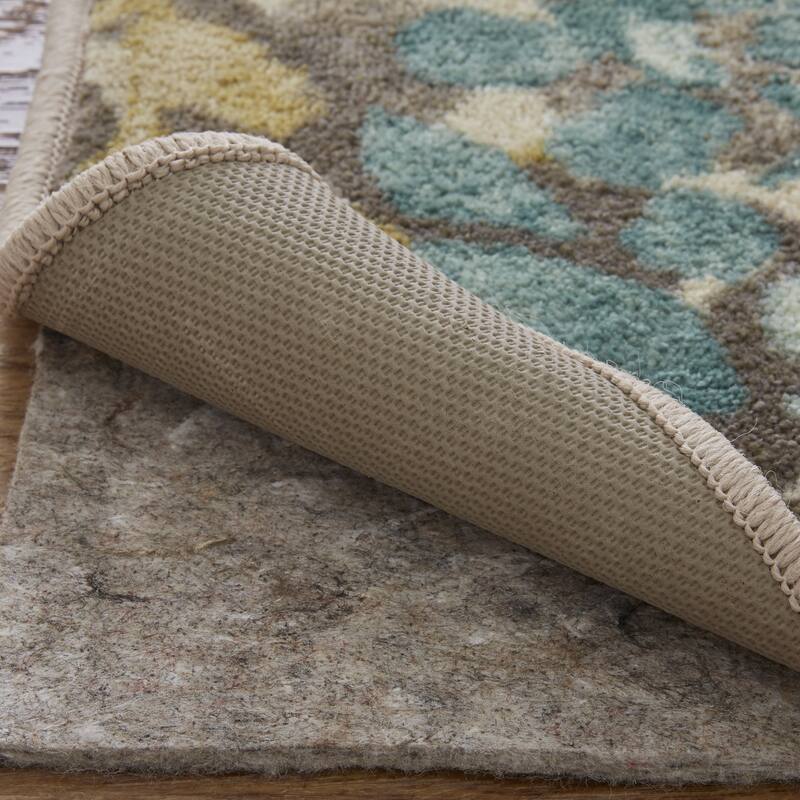 Mohawk Home Felt Rug Pad 1/4" Inch Thick Plush Comfort Cushion - Grey