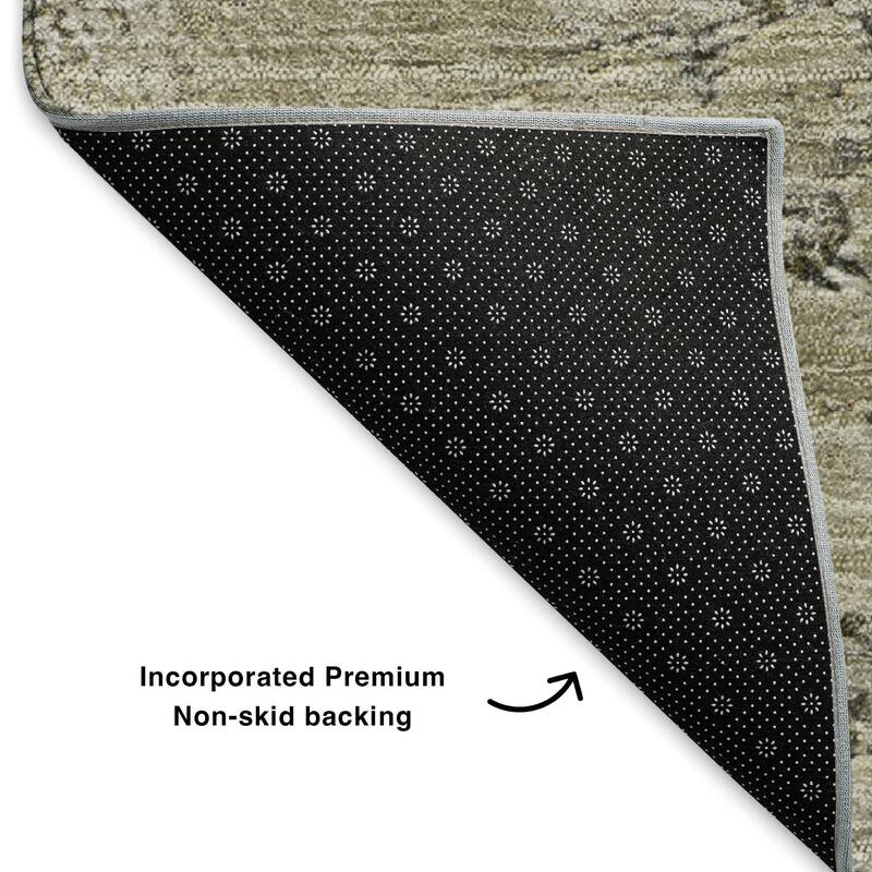 Premium Washable Super Soft Abstract Ridge Mayfield Rug
