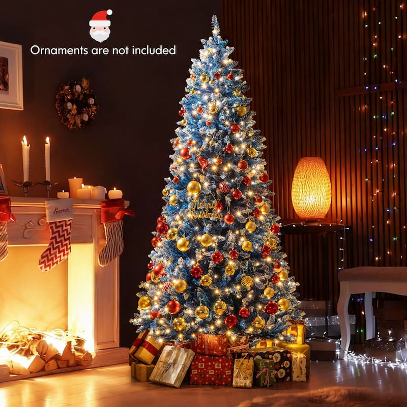 Costway 6/7/8/9 FT Artificial Christmas Tree, with 270/340/420/520 - See Details