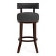 preview thumbnail 15 of 32, Furniture of America Fendeson Transitional Nailhead Swivel Barstool (Set of 2)