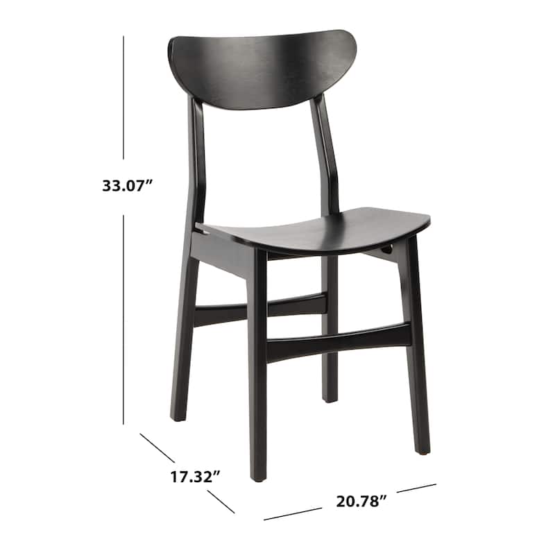 SAFAVIEH Lucca Retro Dining Chair (Set of 2)