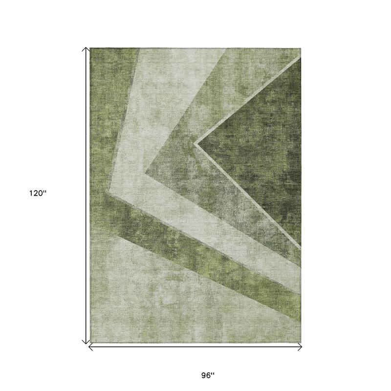 HomeRoots Geometric Transitional Rectangle Outdoor Rug