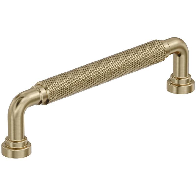 Amerock BP37683 Collet 5-1/16" Center to Center Knurled Handle Cabinet - Golden Champagne