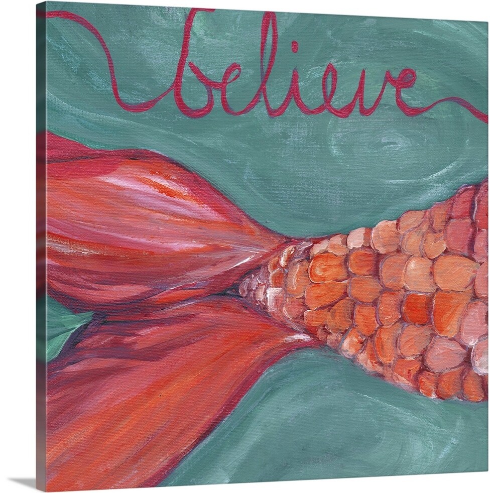 Shop Believe Canvas Wall Art Free Shipping Today Overstock