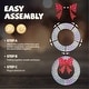 preview thumbnail 49 of 51, Pre-Lit Outdoor Christmas Wreath Decoration