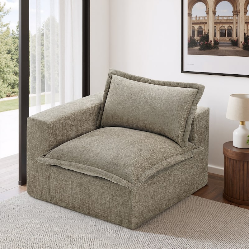 Comfy Cloud Couch Plush Modular Sectional Sofa For Living Room