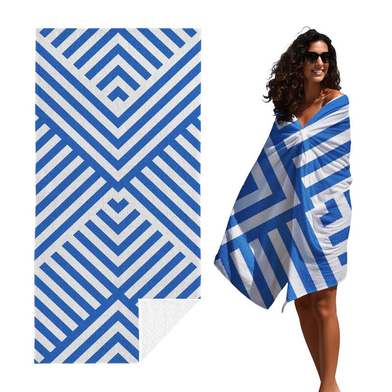 Large Boho Beach Towel Quick Dry Absorbent 30"x60"/35"x70"