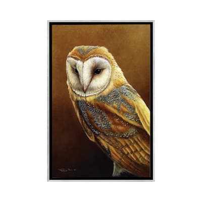 iCanvas "Roosting Place - Barn Owl" by Jeremy Paul Framed