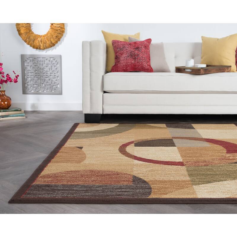 Rhythm Modern & Contemporary Geometric Indoor Area Rug
