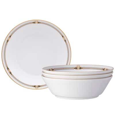 Empire Gold Set Of 4 Soup Bowls, 7", 22 oz.