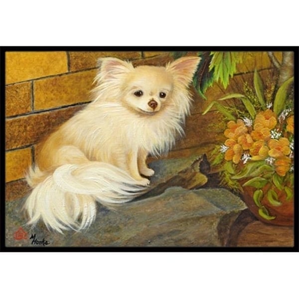 Carolines Treasures MH1053MAT Chihuahua Just Basking Indoor & Outdoor Mat 18 x 27 in.