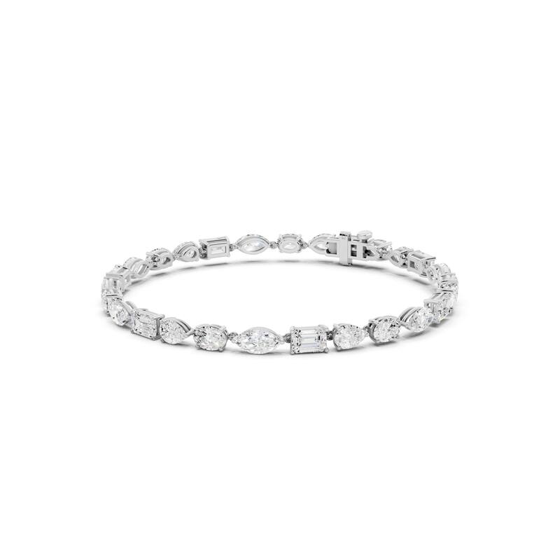 Auriya 14K Gold Lab Grown Fashion Bracelet 8 ct. tw. (F-G VS)